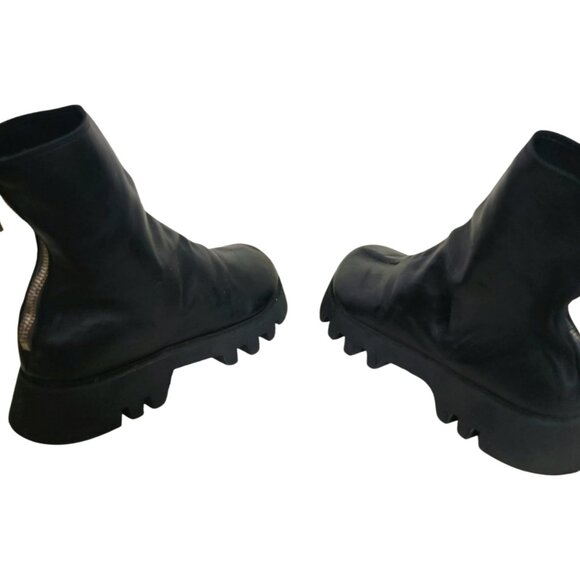 Guidi ZO08V Leather Ankle Boots in Black 38.5 - Picture 7 of 10